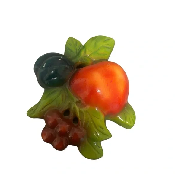 Vintage Devon Ware Hand Painted Fruit Kitchen Chalkware Wall Plaque - Picture 2 of 4